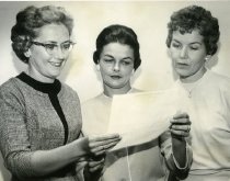 Betty Danylchuk, Loretta (Jean) Moore, and Mrs. Stanley Pate